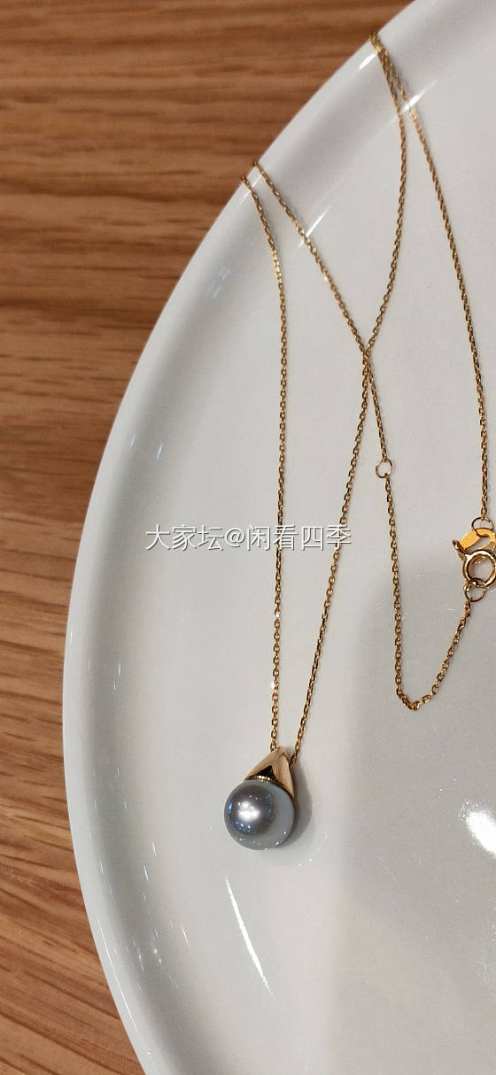 秀下极光珍珠吊坠_珍珠吊坠