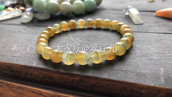 一串同料好难等啊_珠串翡翠