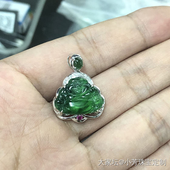 新迷你佛_挂件翡翠