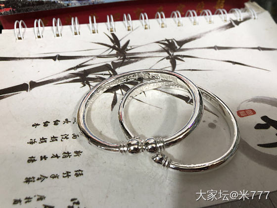 终于等到了小唐哥发货啦啦啦啦_手镯银