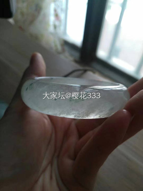 冰飘花镯子_手镯翡翠