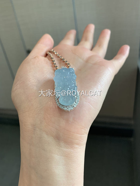 翡翠果冻底龙头_挂件翡翠