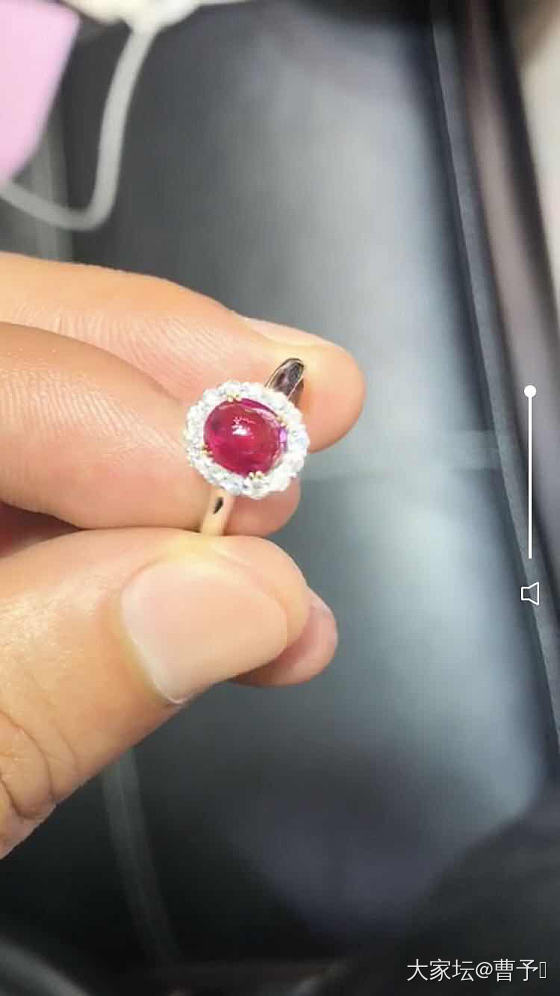 素面红宝_戒指红宝石