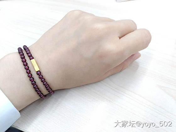 穿了半个囍字_珠串金