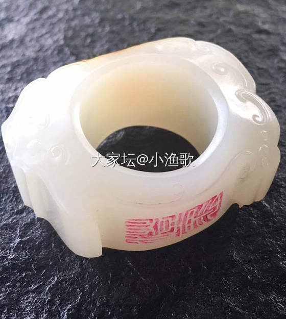 玉扳指----血战之时需澄怀_和田玉