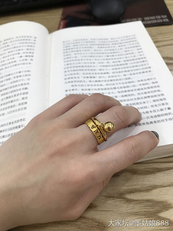 跟风的叠戴_戒指金
