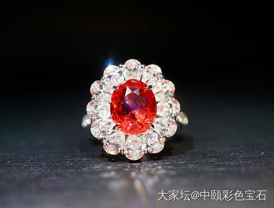 ##中颐旗舰天然马亨盖尖晶戒指##  3.03ct GIC证书_戒指尖晶石