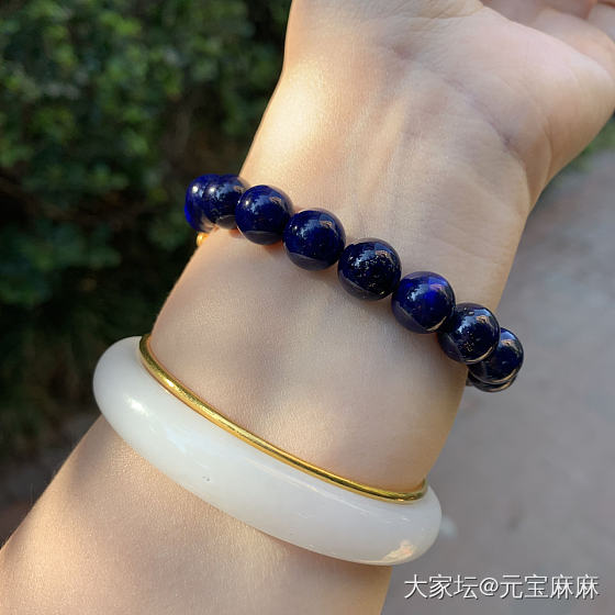 亲子考拉🐨_珠串青金石金