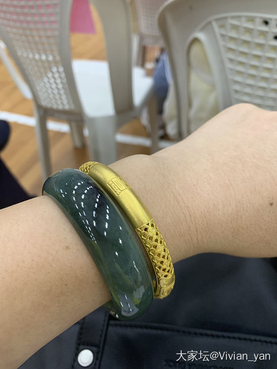 秀一下“金玉良缘”_手镯金
