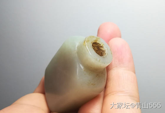 青白玉烟壶_青白玉把玩件和田玉