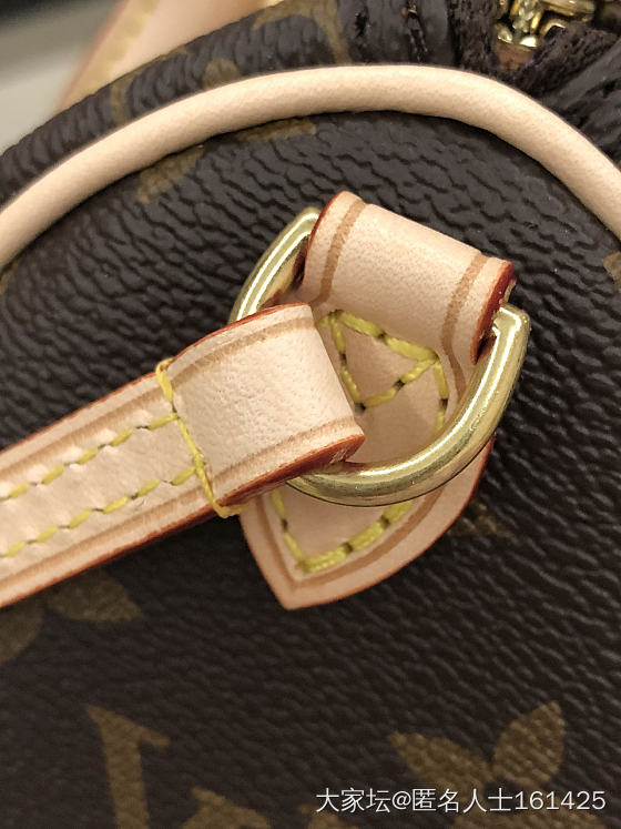 LV speedy nano 大家帮忙看看有问题？_路易·威登包包