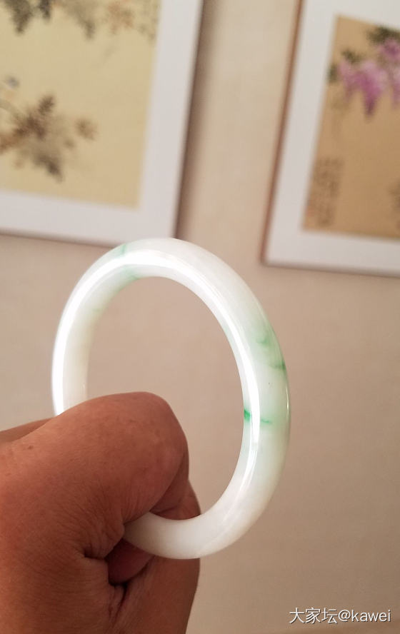 还好今天家里没人高考。。。_手镯翡翠