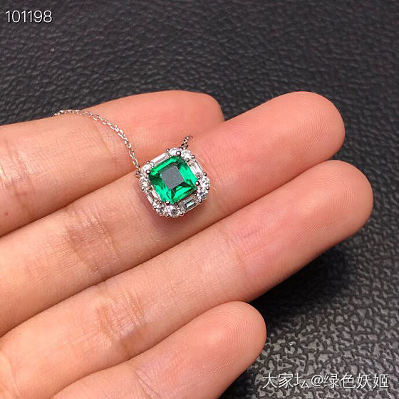 祖母绿链牌主石1.403ct，【SC01278-L10Y50H00】_祖母绿