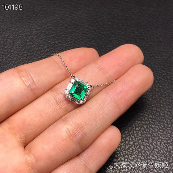 祖母绿链牌主石1.403ct，【SC01278-L10Y50H00】_祖母绿