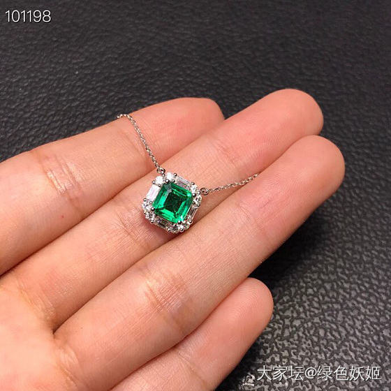 祖母绿链牌主石1.403ct，【SC01278-L10Y50H00】_祖母绿