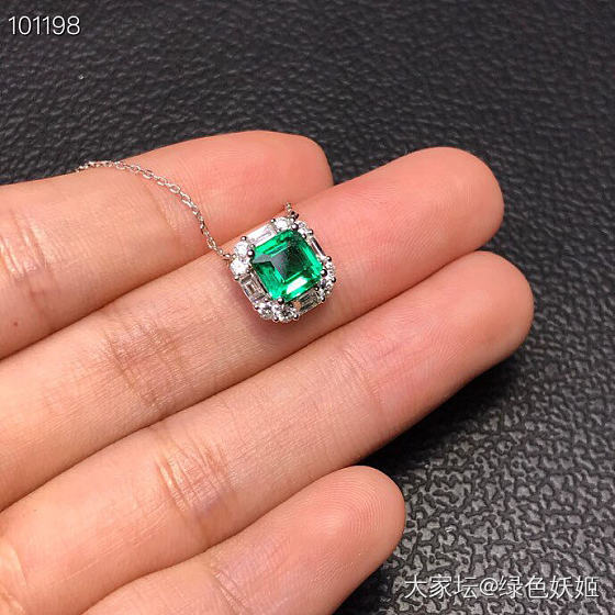 祖母绿链牌主石1.403ct，【SC01278-L10Y50H00】_祖母绿
