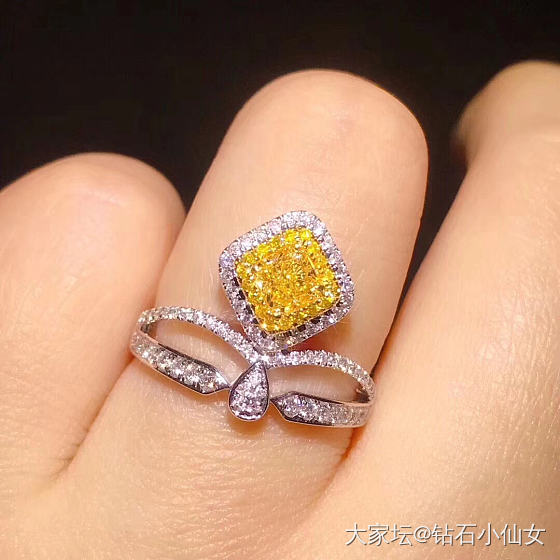 黄钻💎皇冠款戒指_戒指钻石