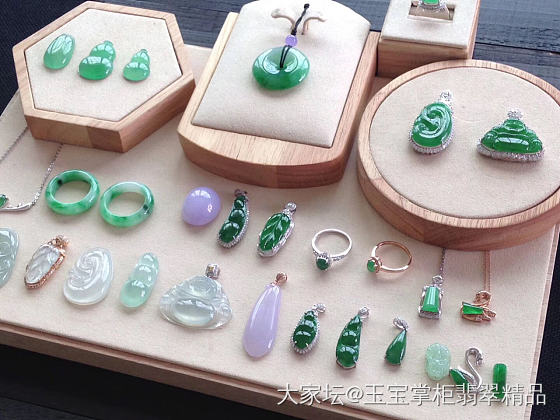 翡翠小精品和高货精品_翡翠