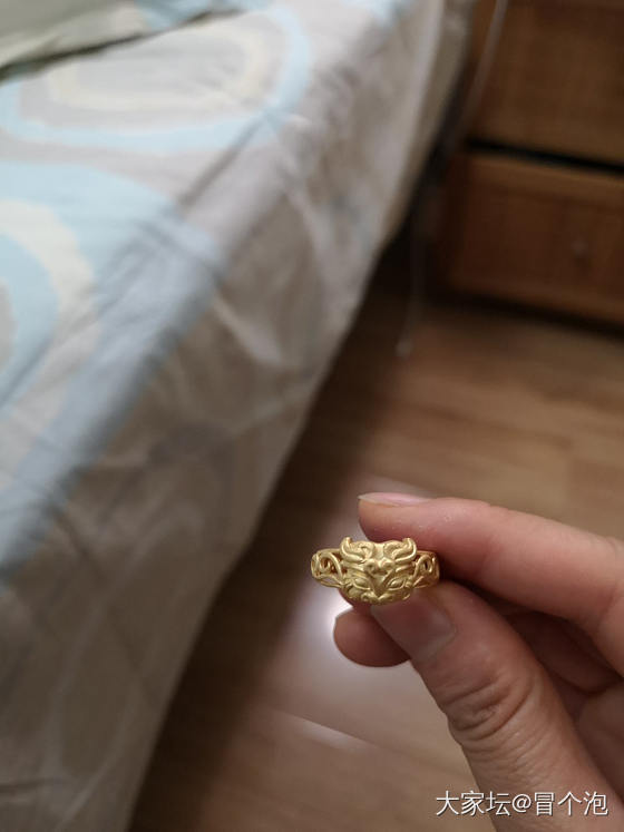 心心念念的瑞兽戒指_戒指金