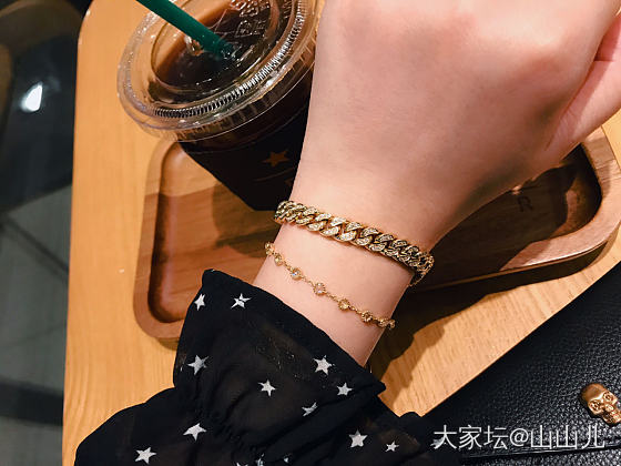近期叠戴走一波……_珍珠搭配彩色宝石金