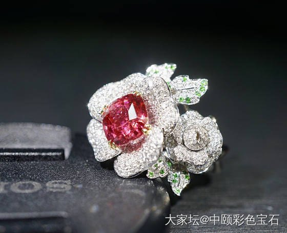 ##中颐天然马亨盖尖晶戒指##  3.03ct_戒指尖晶石彩色宝石