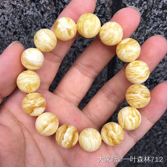 新收的蜜蜡串串_珠串蜜蜡