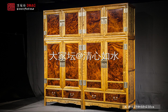 古典家具中的重器-顶箱柜_木工