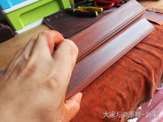 小叶紫檀镇纸手工打磨_镇纸小叶紫檀