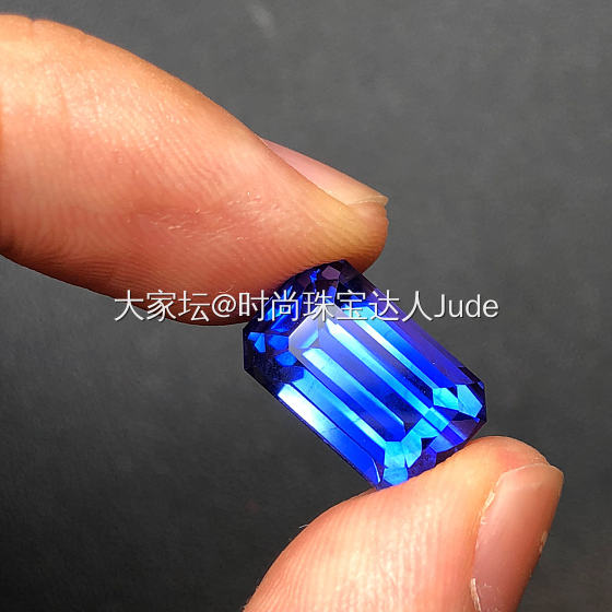 秀一颗大宝贝，极品中极品^_^饱和度高的明艳矢车菊_蓝宝石