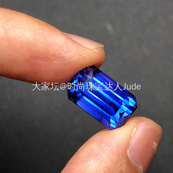 秀一颗大宝贝，极品中极品^_^饱和度高的明艳矢车菊_蓝宝石