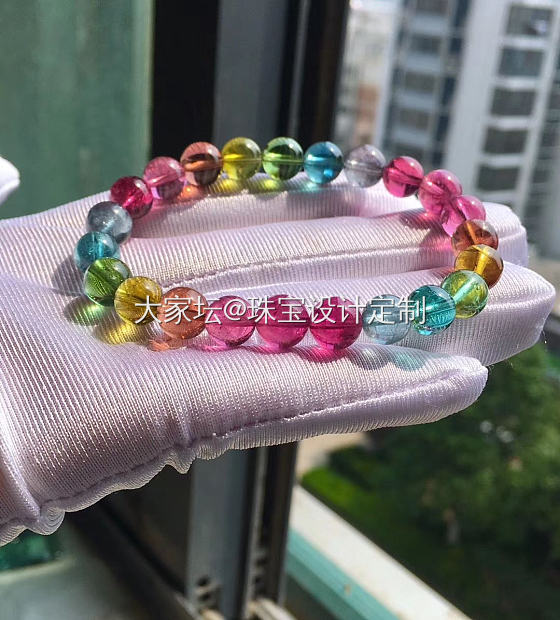 彩虹色🌈才是夏天的颜色呀喵(^･ｪ･^)_彩色宝石