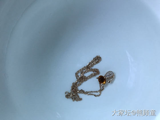 周生生家黄晶项链 求鉴定_彩色宝石项链