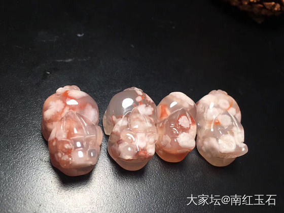 樱花玛瑙吊坠挂件手镯手链_玉髓玛瑙