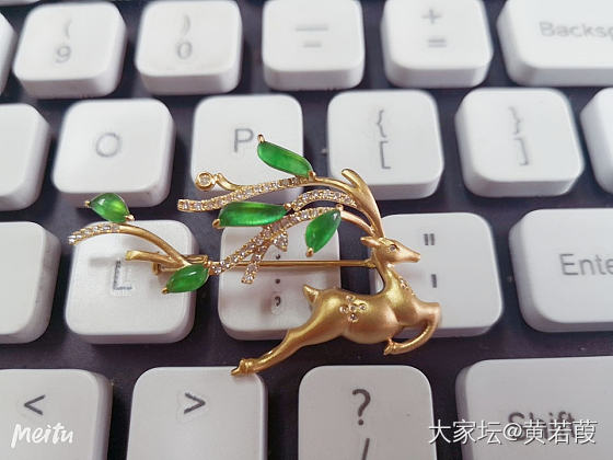 向着阳光，一鹿奔跑吧。_胸饰