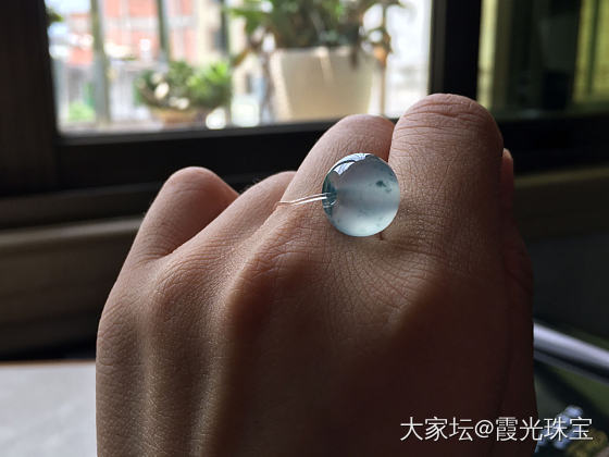 翡翠 蓝水路路通 转运珠子_翡翠