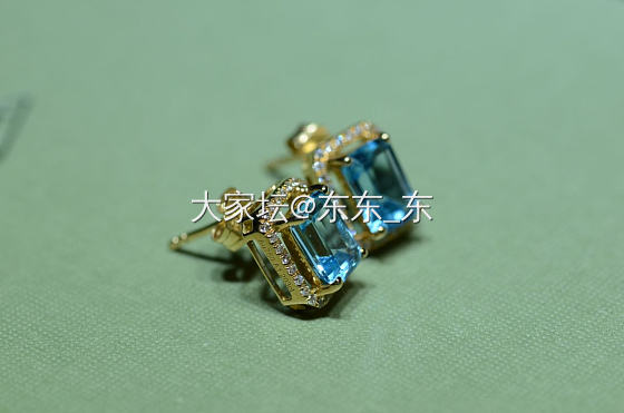 托帕耳钉_托帕石