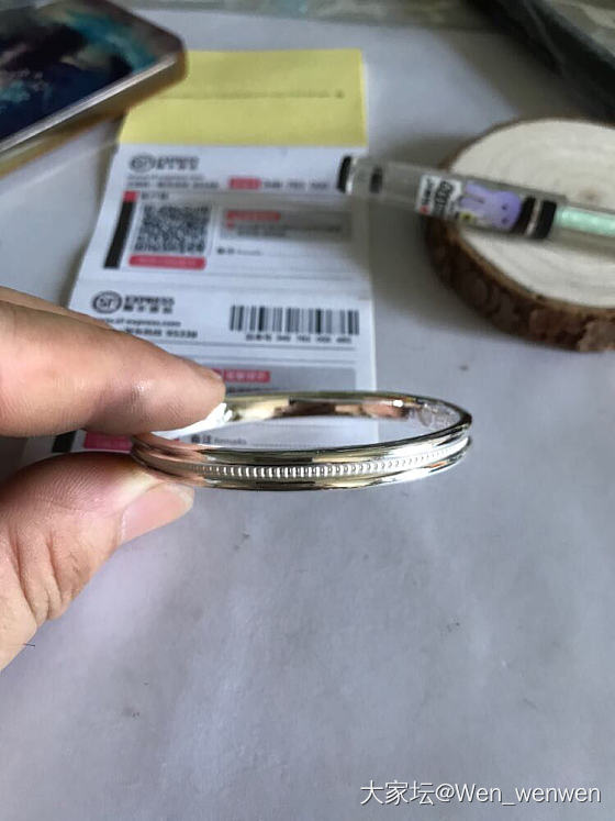 泡珠轨道还没到手_手镯银