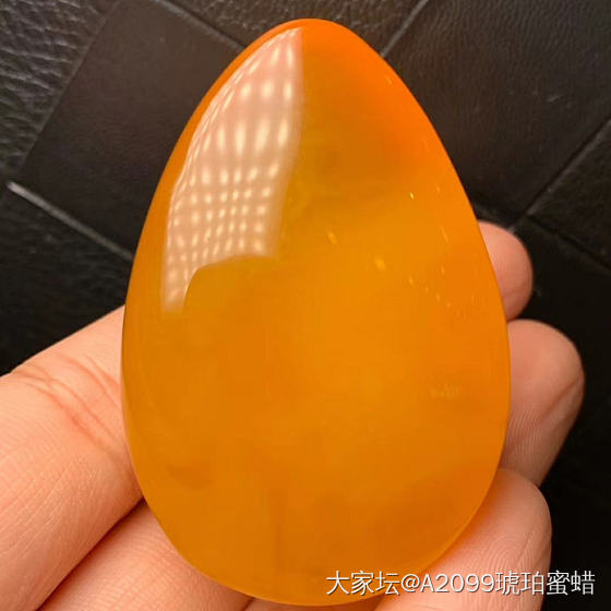 就喜欢这种品相的水滴_琥珀蜜蜡