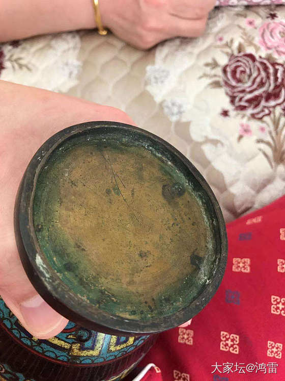 爷爷留给我的，请专家帮忙看下年代_景泰蓝