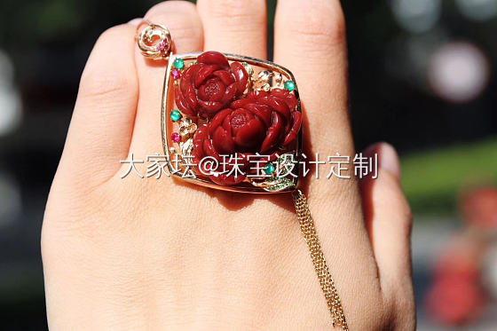 苏工南红牡丹花开～_南红