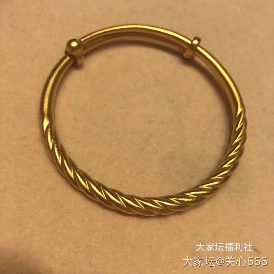 赶上金价高，买了这个_手镯金