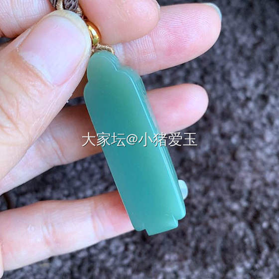 和田玉碧玉观音像_挂件和田玉