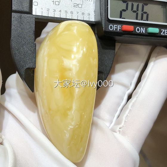 33.82克！白花蜜水滴，蜡质厚实
花纹特美！无杂裂、超低福利秒杀：4700🉐️不..._琥珀蜜蜡