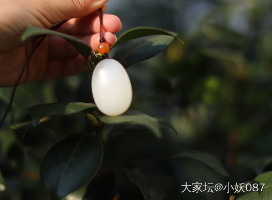 今年真是慢慢都圆梦了，和田籽料的吊坠也有了_和田玉
