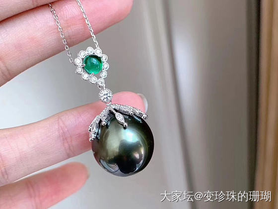 周大福看上了澳白1套，12-13的价格2-3万，太夸张！决定已经买珠订做，_珍珠