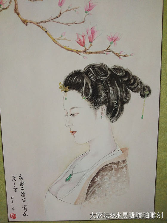 终于画好，中间断断续续的画了一星期……_手绘