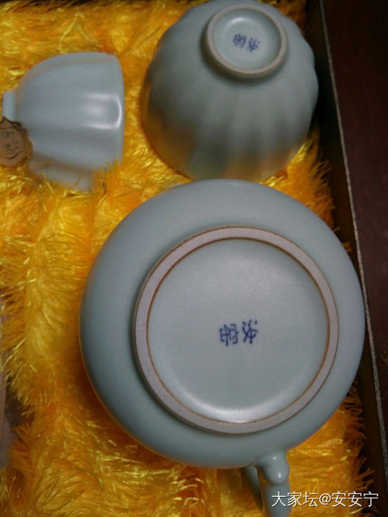 汝窑茶具_陶瓷