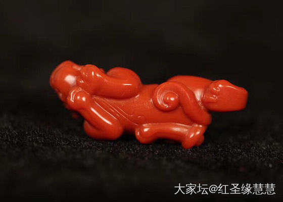 苏工柿子红【 螭龙 】_玉髓玛瑙