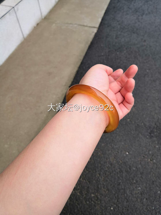 今日份左手～_玉髓玛瑙手镯