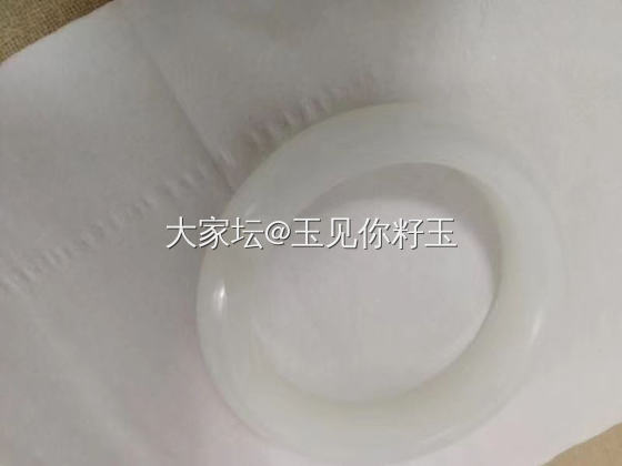 借此帖怀念一下我的大白籽镯纸，至此只能看看手机里的老照片了…_和田玉